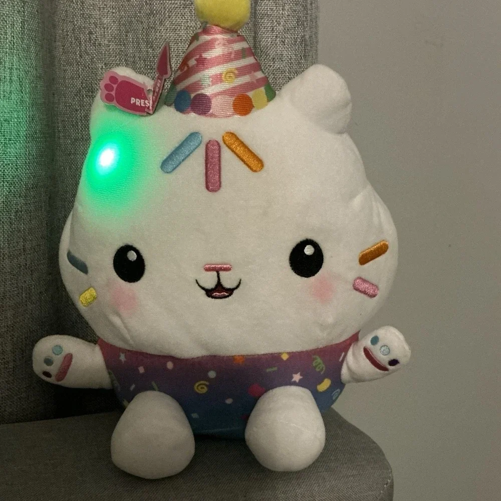Gabby's Dollhouse Sprinkle Party Cakey‎ Cat Plush 10
